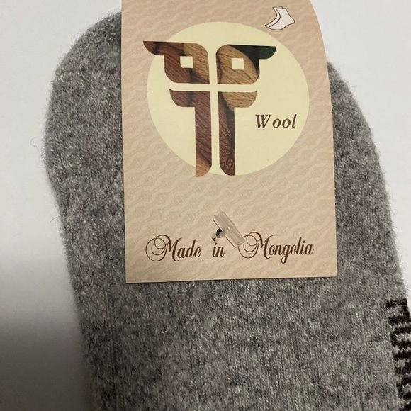 Yak wool blend thermal socks size 37-39 made in Mongolia - Picture 4 of 7